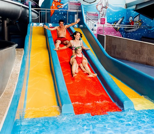 Triple Slide - water slide at Therme Erding