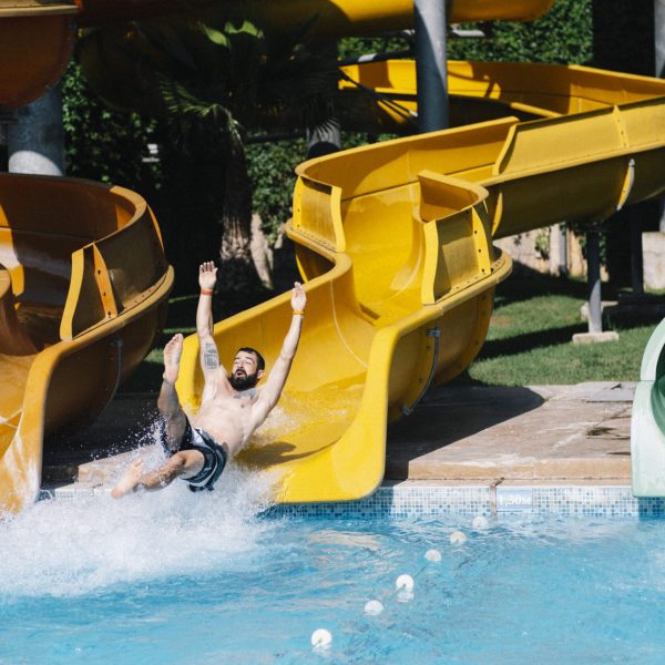 Whirlpool - water slide at Aquapark Nesebar