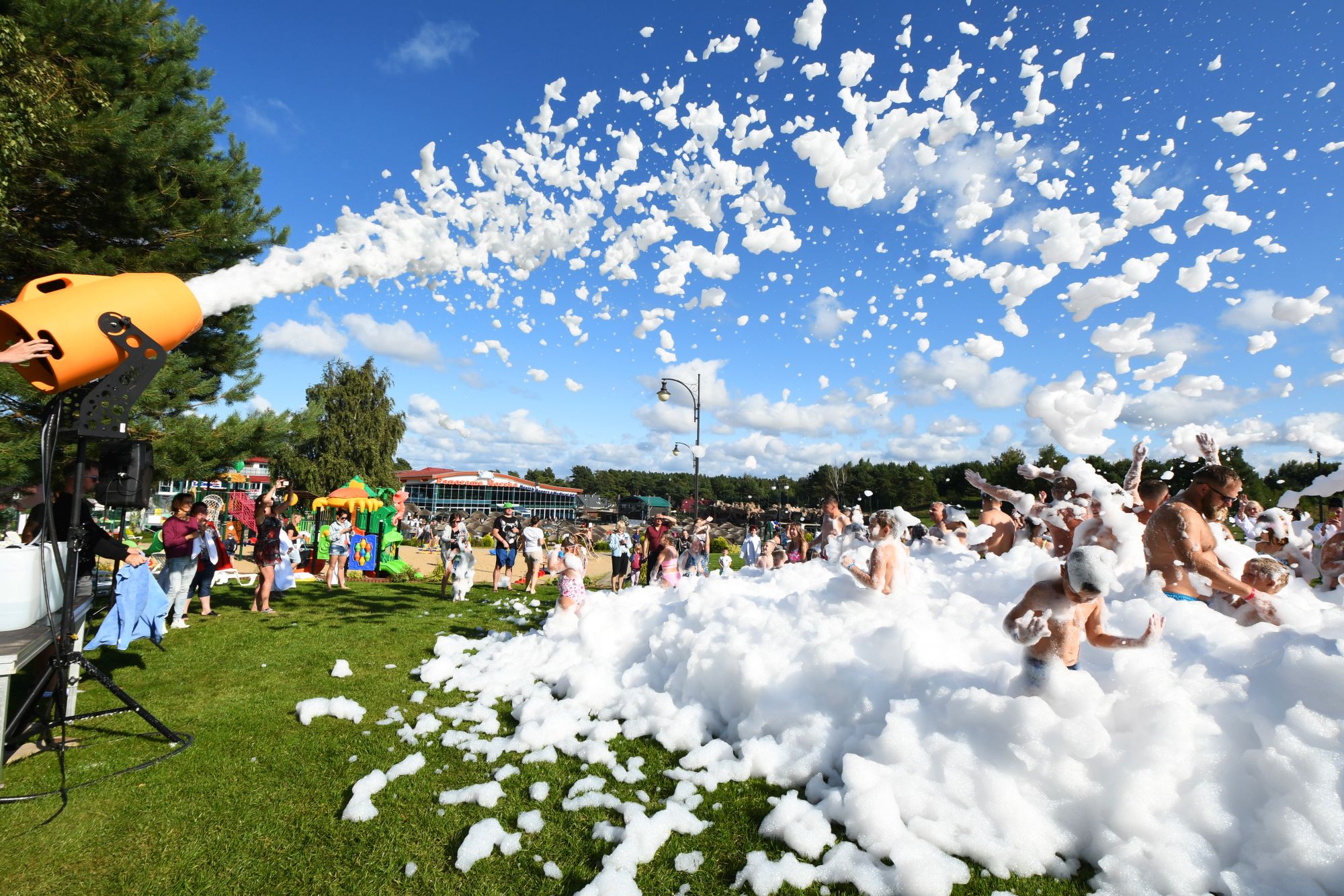 Foam Party - activity zone at Panorama Morska Jarosławiec
