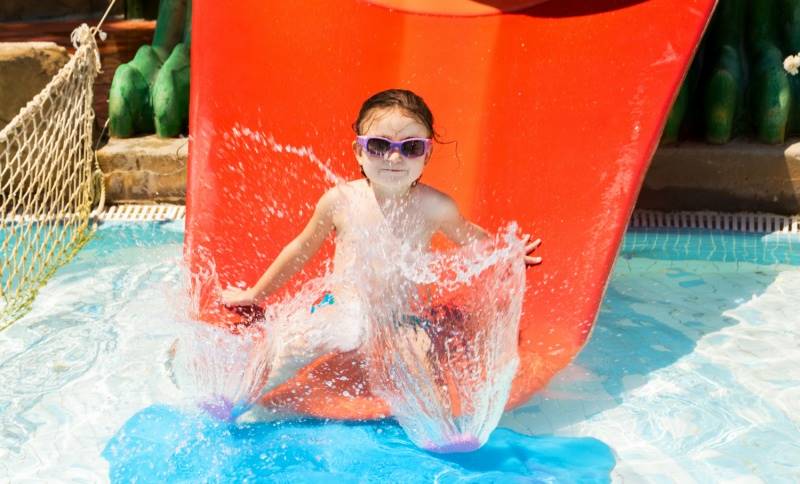 Frog - water slide at Aqua Fantasy Aquapark