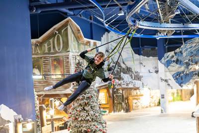 Winter World - service area at Aquadome Billund