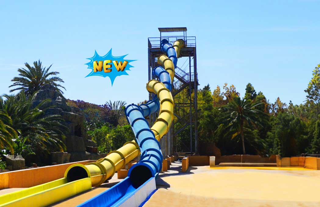 Huari - water slide at Aqualand Torremolinos