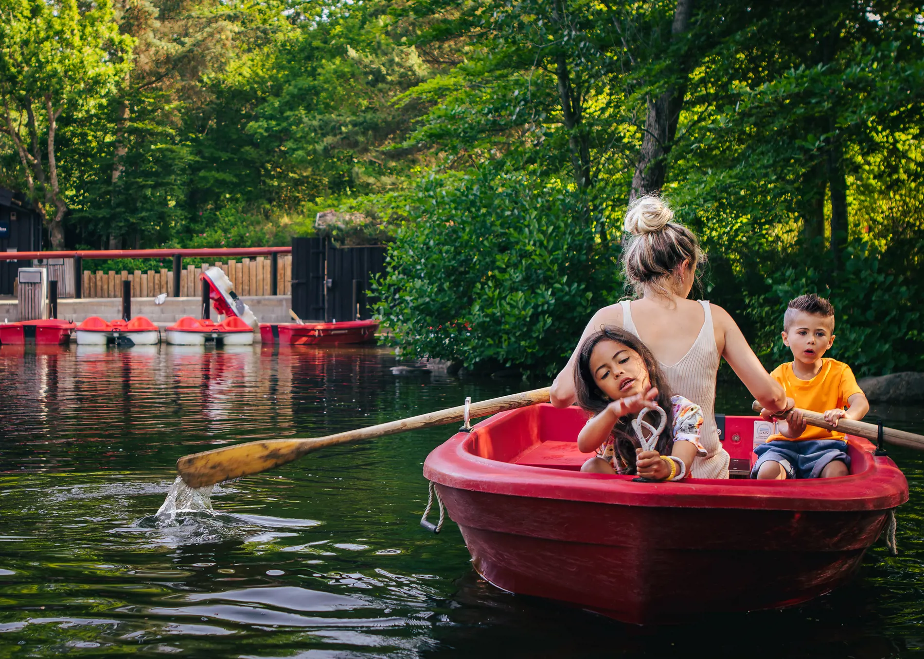 Robåde - activity zone at Fårup Sommerland Aquapark