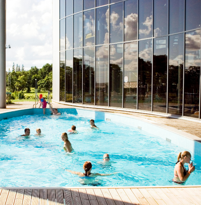 Outdoor Heated Pool - swimming pool at Pärnu Tervise Paradiis