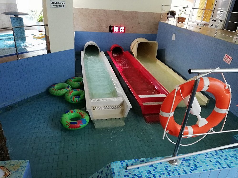 Water Slide With Light - water slide at Sandra SPA Karpacz