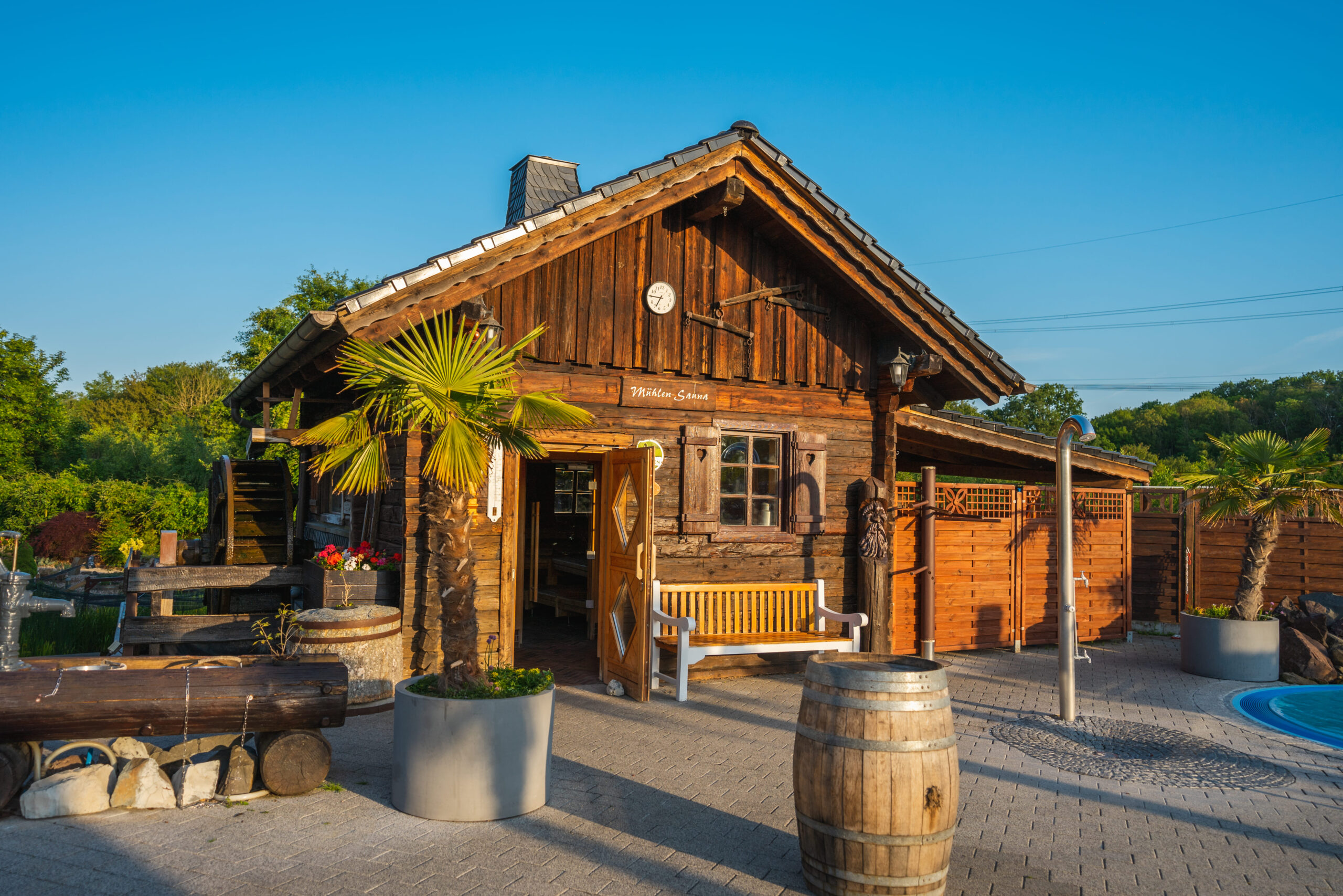 Mill Sauna - wellness area at Aqualand Cologne