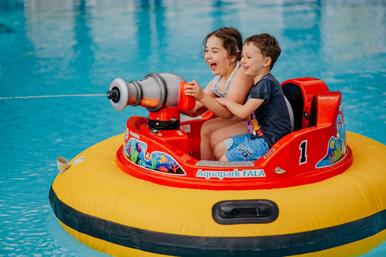 Aqua Battle - activity zone at Aquapark Fala Łodz