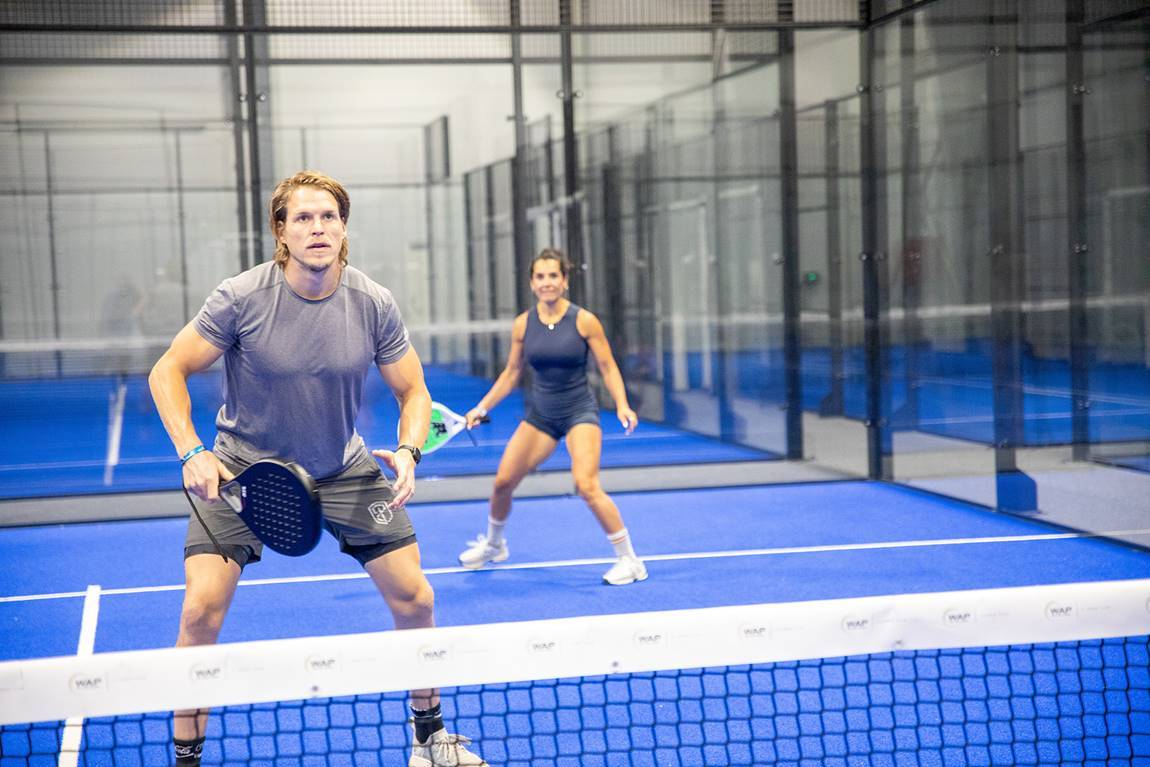 Padel - service area at Aquadome Billund
