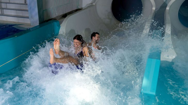 Två Fall - water slide at Rulantica