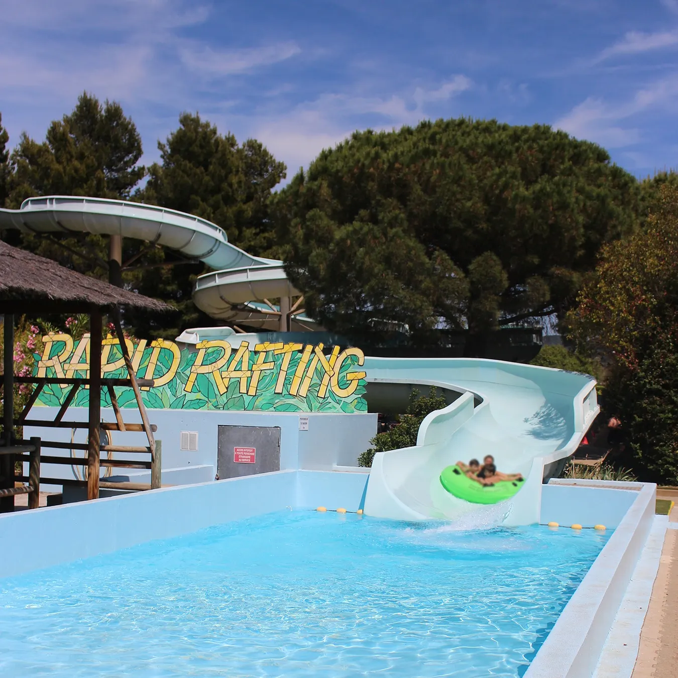 Rapid Rafting - water slide at  Aqualand Saint-Cyr-sur-Mer