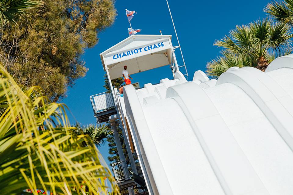 Chariot Chase - water slide at WaterWorld Themed Waterpark