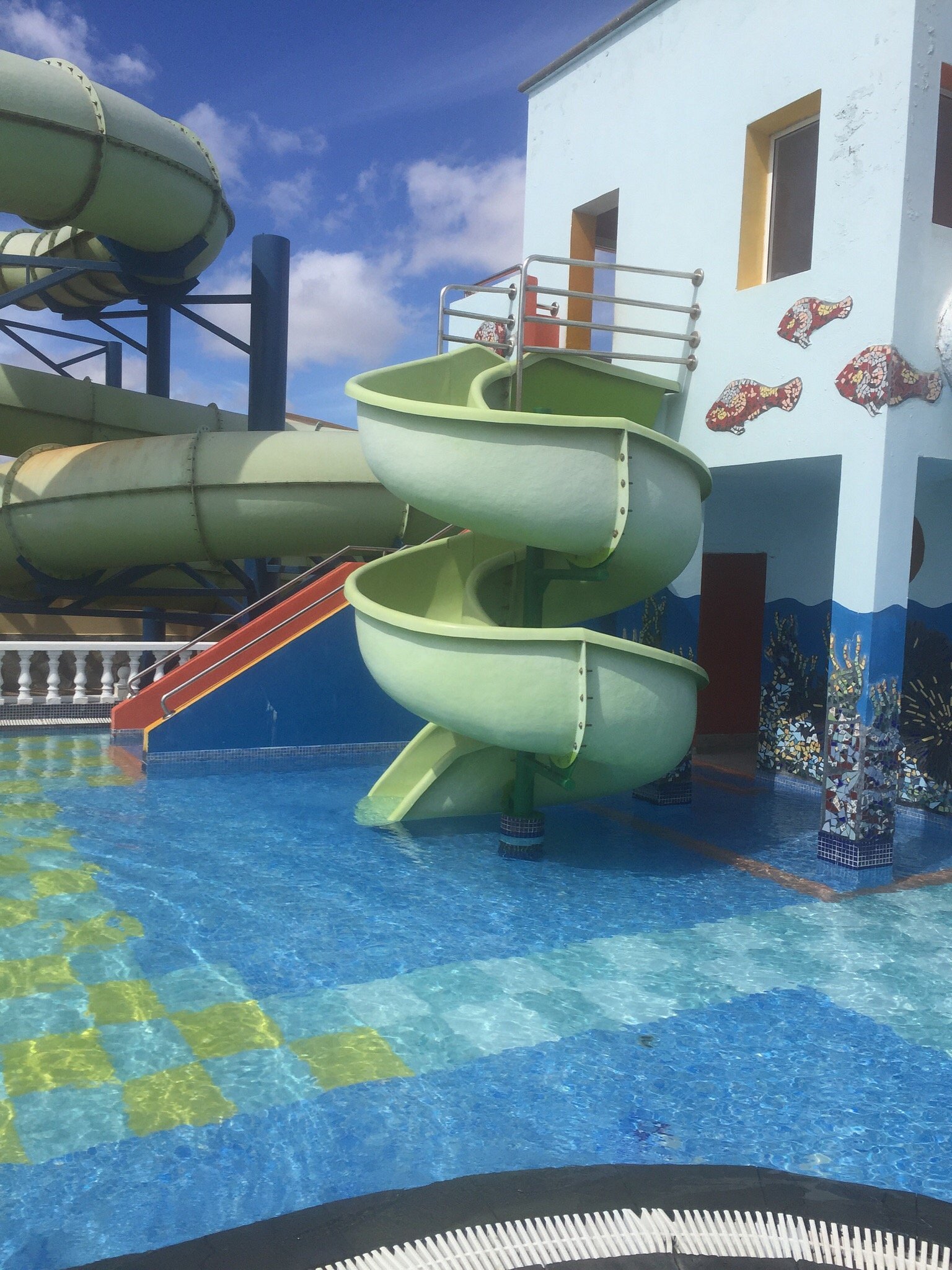 Spiral - water slide at Aquapark Costa Teguise