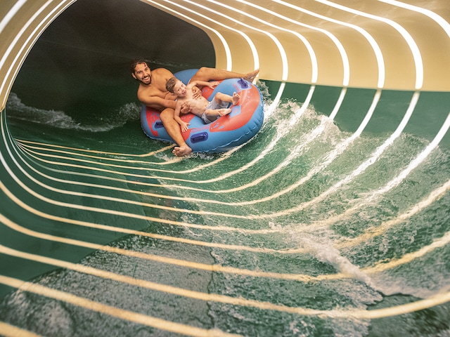 Disco Slide - water slide at Center Parcs Le Bois aux Daims