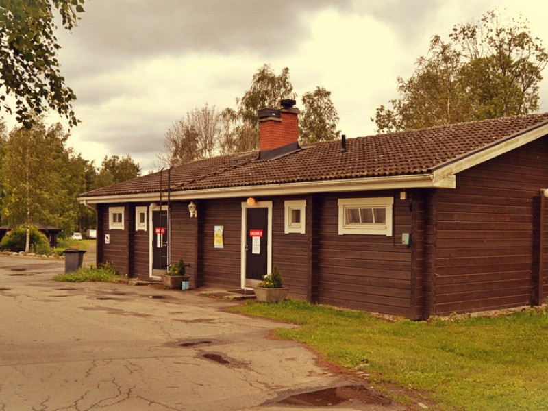 Lakeside Saunas - service area at Visulahti Dinosauria 
