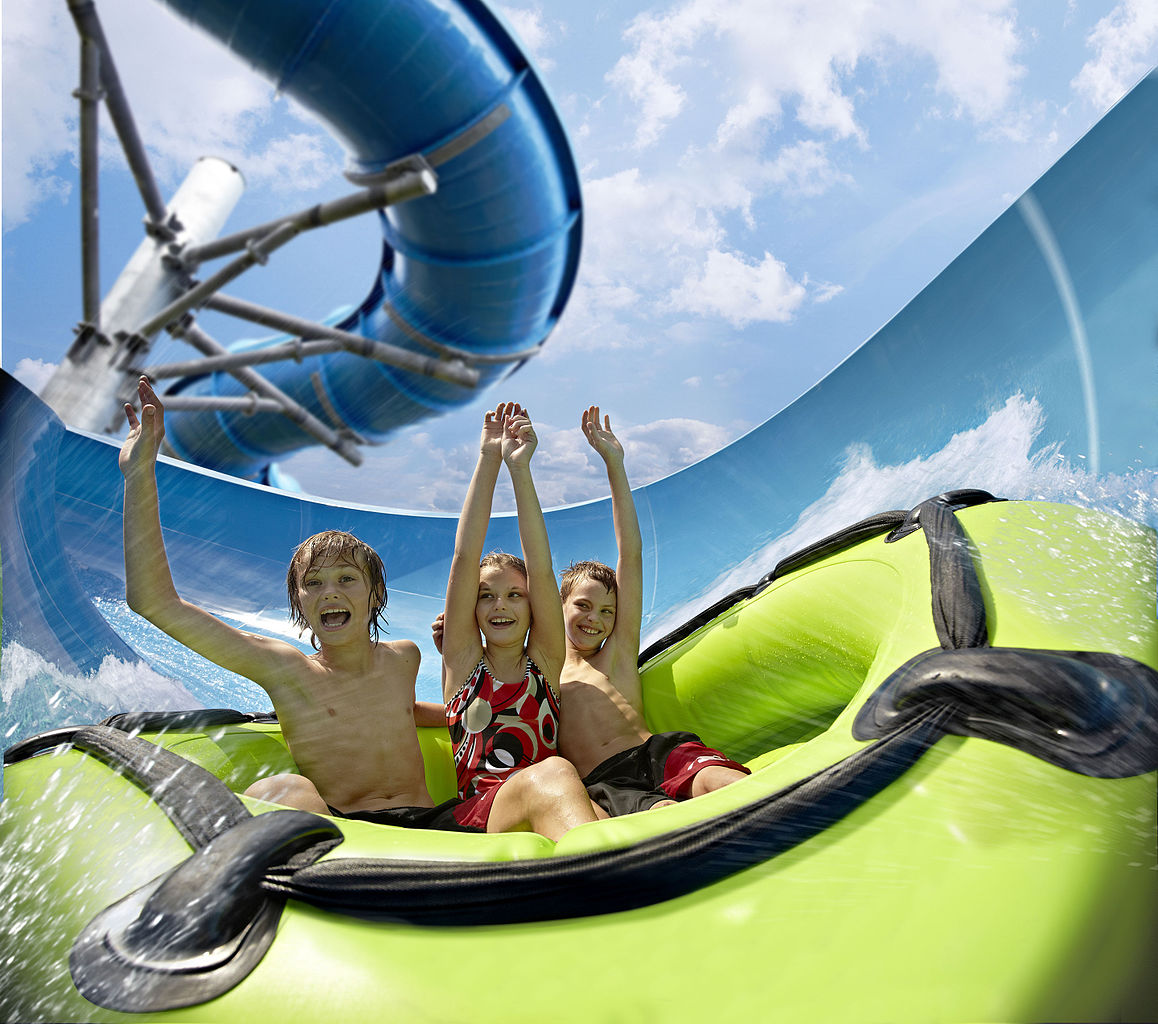 Stormfloden - water slide at Fårup Sommerland Aquapark