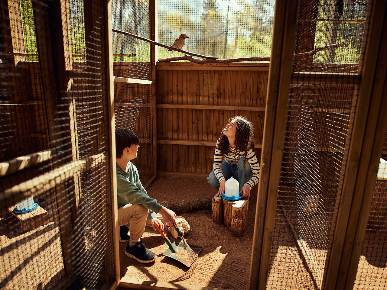 Closer to Nature - service area at Center Parcs Villages Nature Paris: Caretaker for a day
