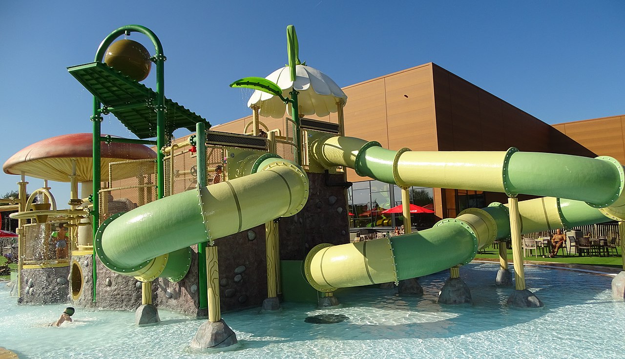 Maya Slide - water slide at Plopsaqua Hannut-Landen