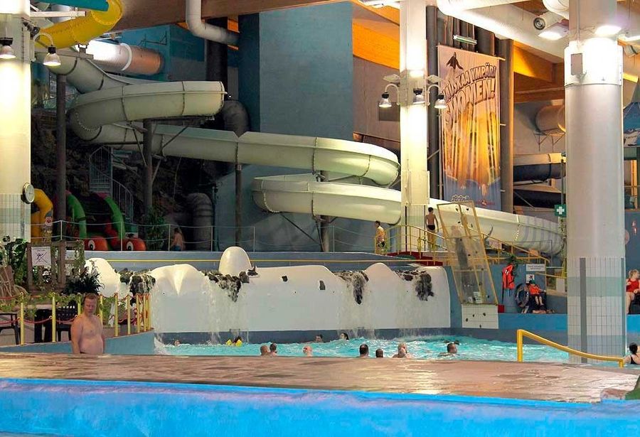 120 Meter Slide - water slide at Serena Waterpark