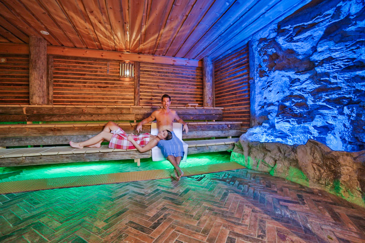 4-Element Sauna - wellness area at Aqualand Cologne