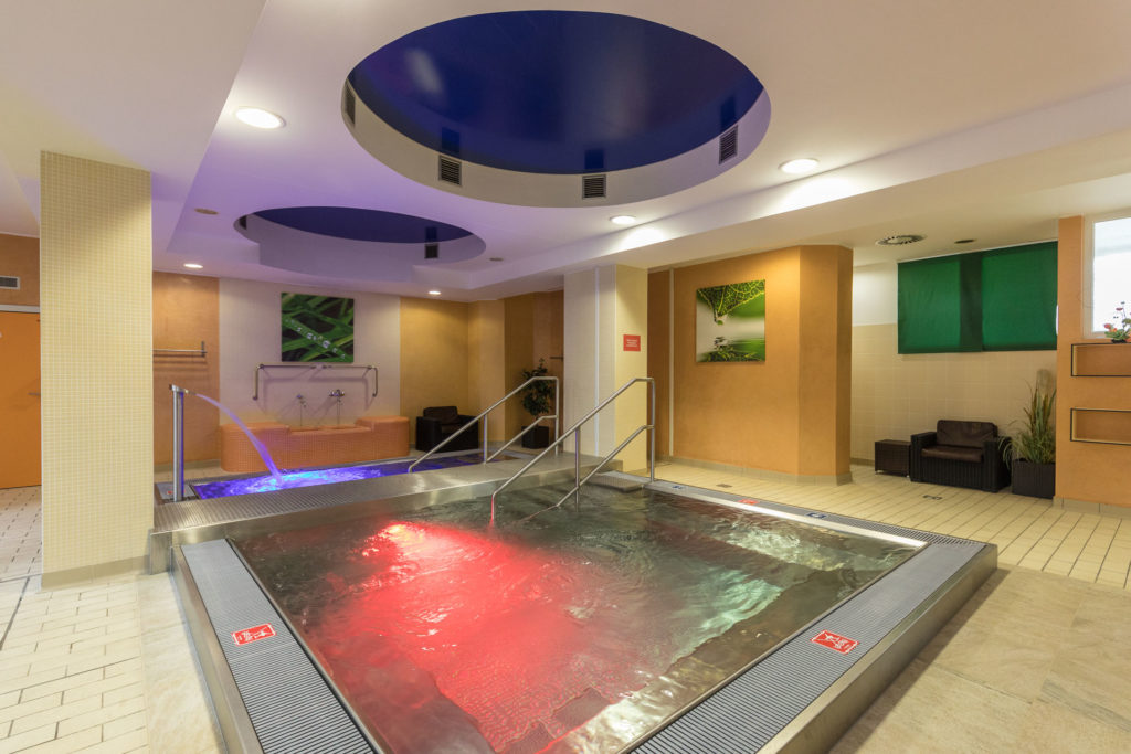 Relaxation Pool - wellness area at Vodni Svet Sareza
