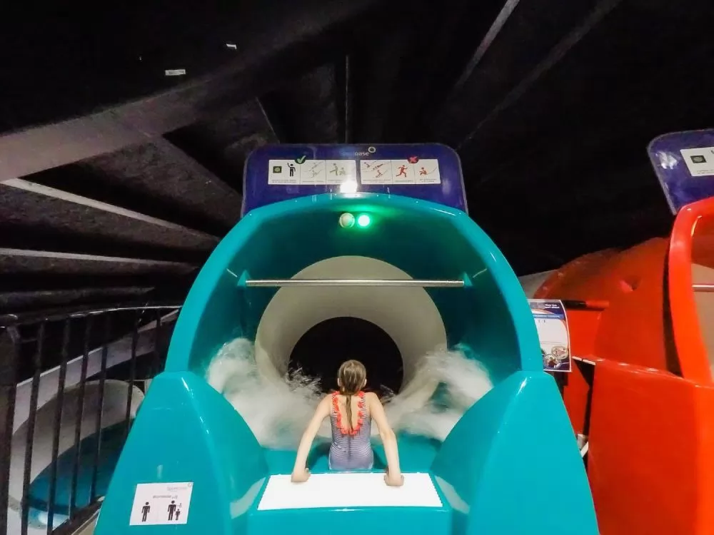 Wormhole - water slide at Duinenwater Knokke-Heist
