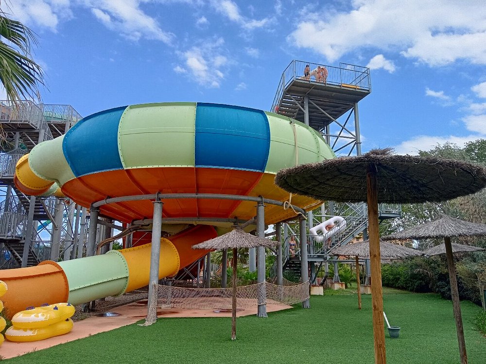 Tornado - water slide at Aqualand Cap d’Agde