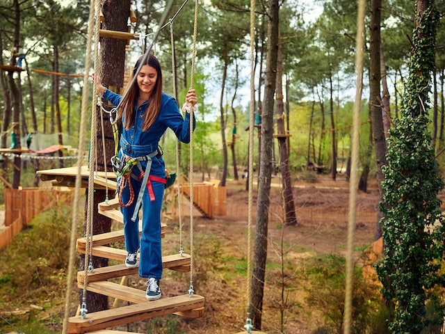 Outdoor Activities - service area at Center Parcs Les hauts de bruyeres: High Adventure Trail 