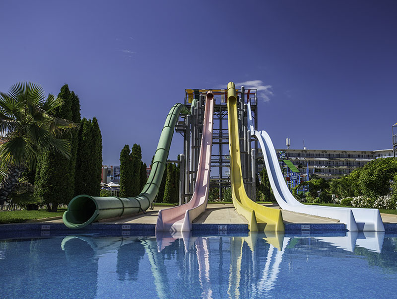 Free fall - water slide at Action Aquapark Sunny Beach