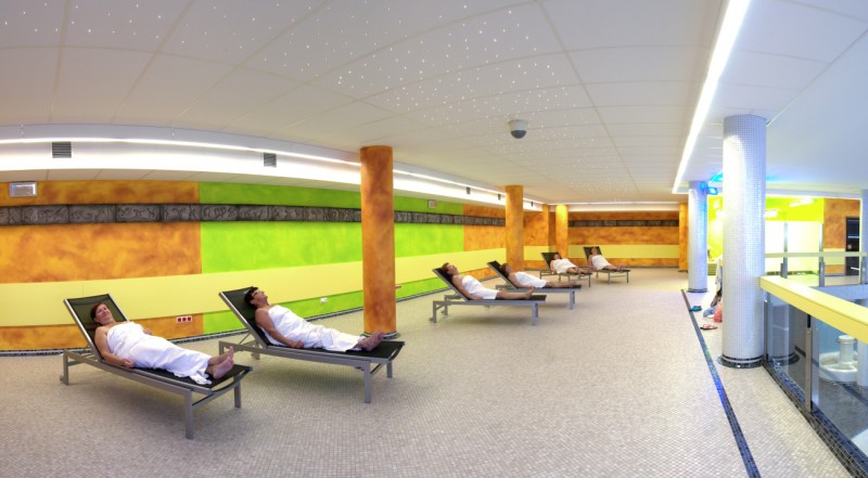 Rest Room - wellness area at Aquacentrum Pardubice 