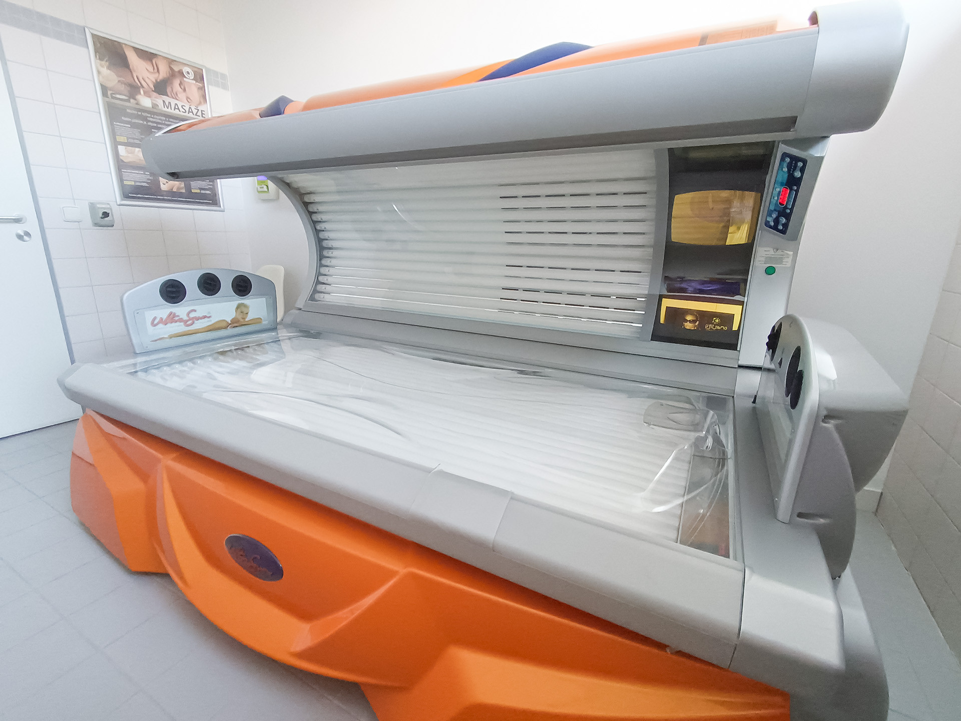 Solariums - wellness area at Aquapark Olomouc