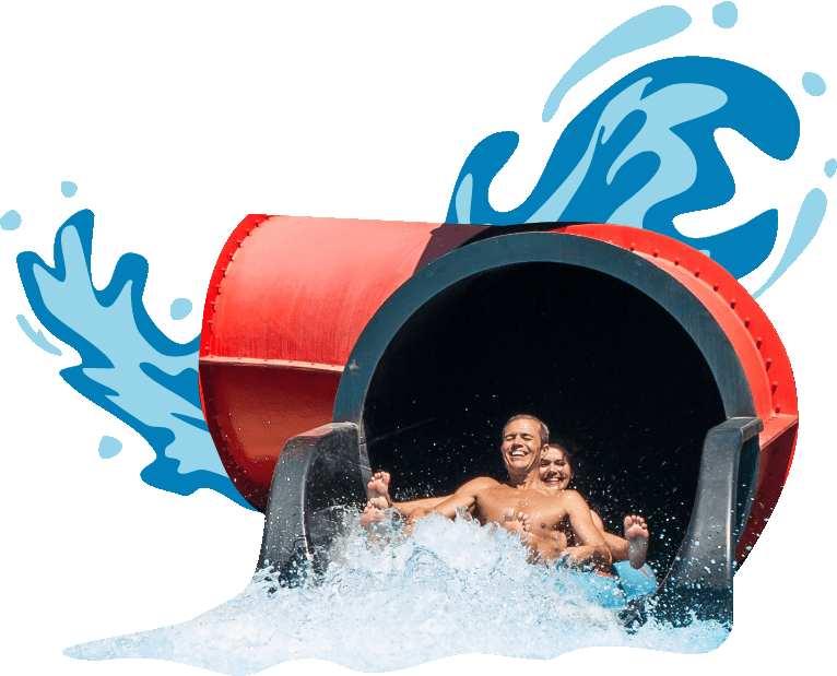 Dark Cave - water slide at Acua Water Park Corralejo