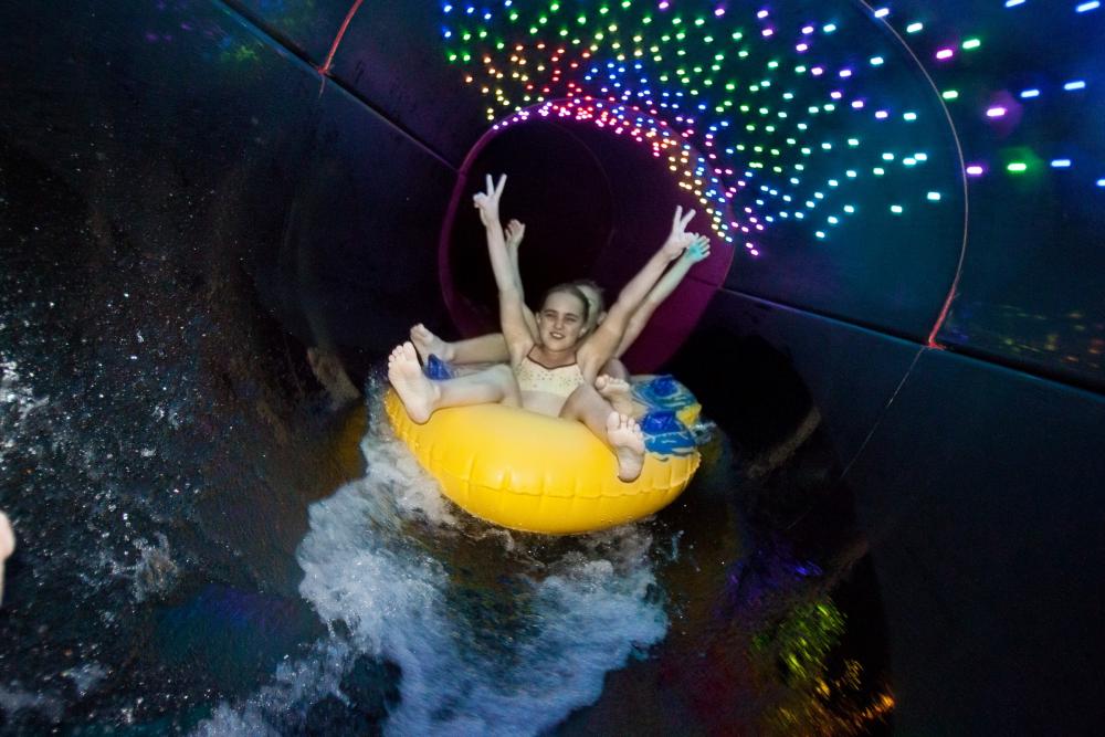 Sky Drive - water slide at Aqualand Moravia