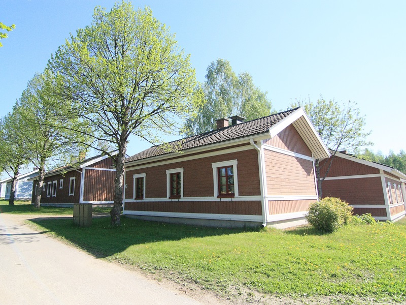 Holiday Bungalows - service area at Visulahti Dinosauria 