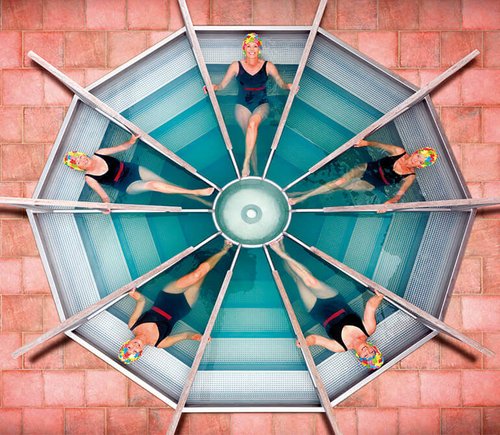 Sulphur Tubs - swimming pool at Therme Erding