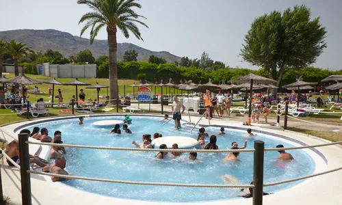 Hydromassage - swimming pool at Aqualand Torremolinos