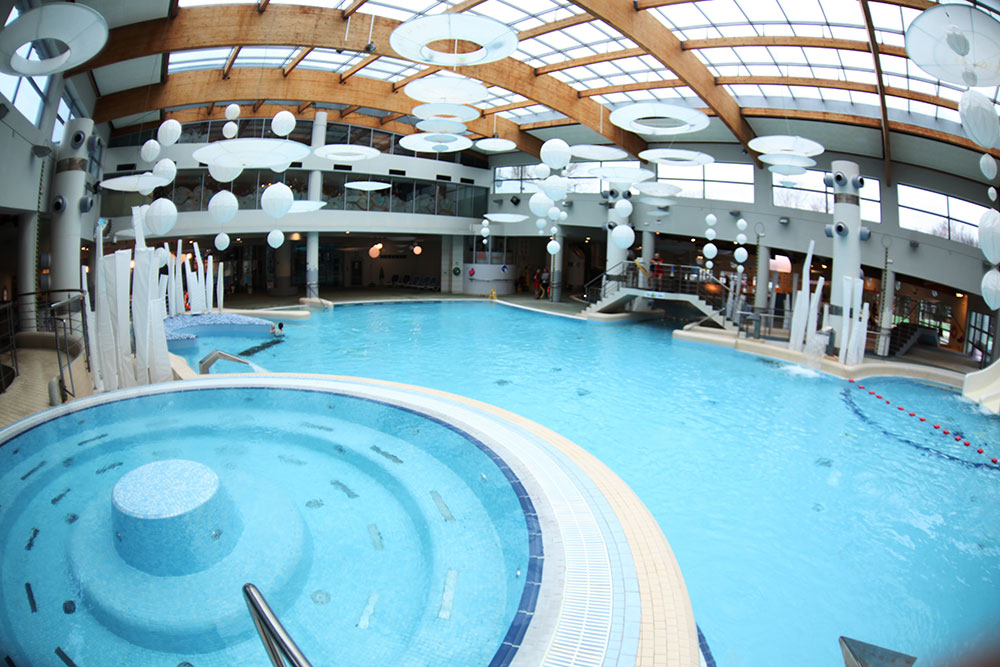 Whirlpools - swimming pool at Aquapark Sopot