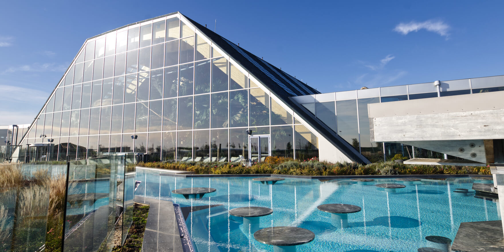 Outdoor  galaxy - swimming pool at Therme Bucharest