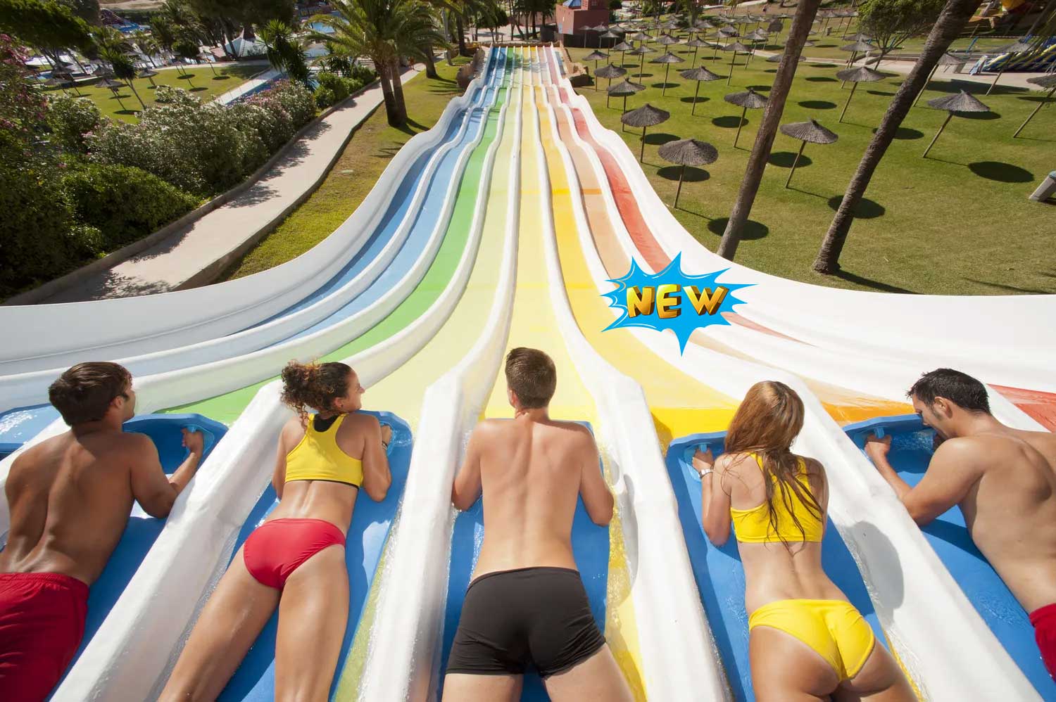 Kukulcan - water slide at Aqualand Torremolinos