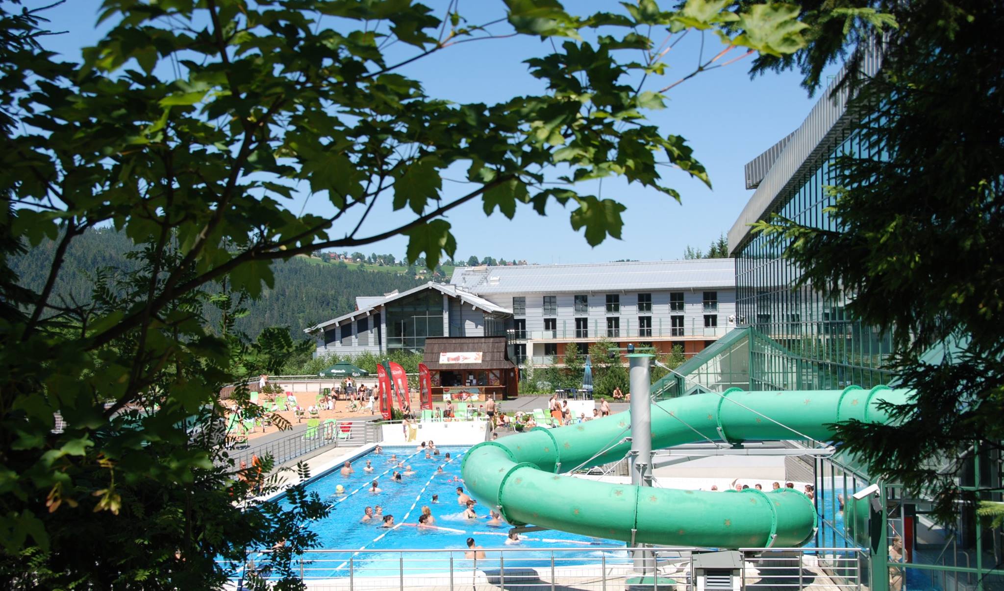 Green Tubular - water slide at Termy Zakopiańskie 