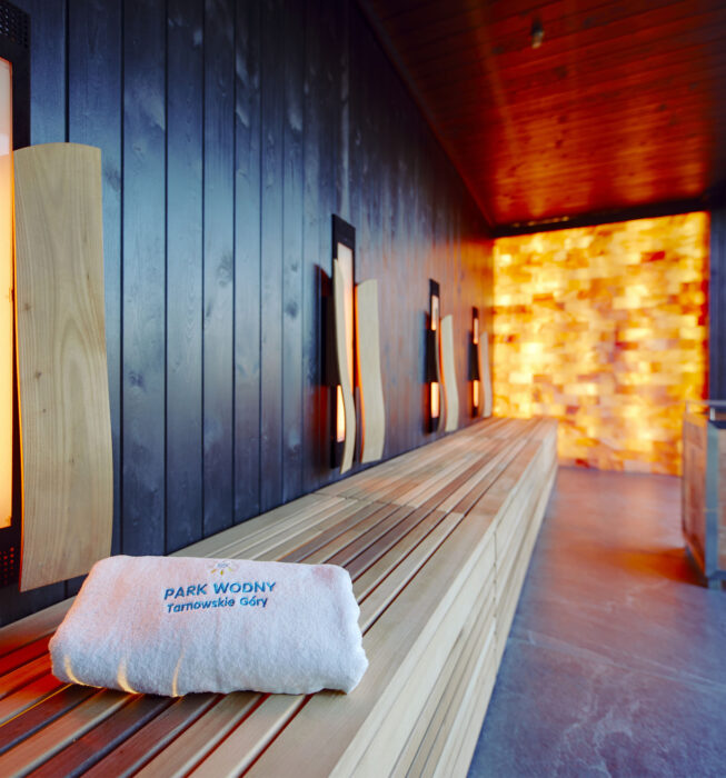 Infrared Sauna - wellness area at Aquapark Tarnowskie Góry