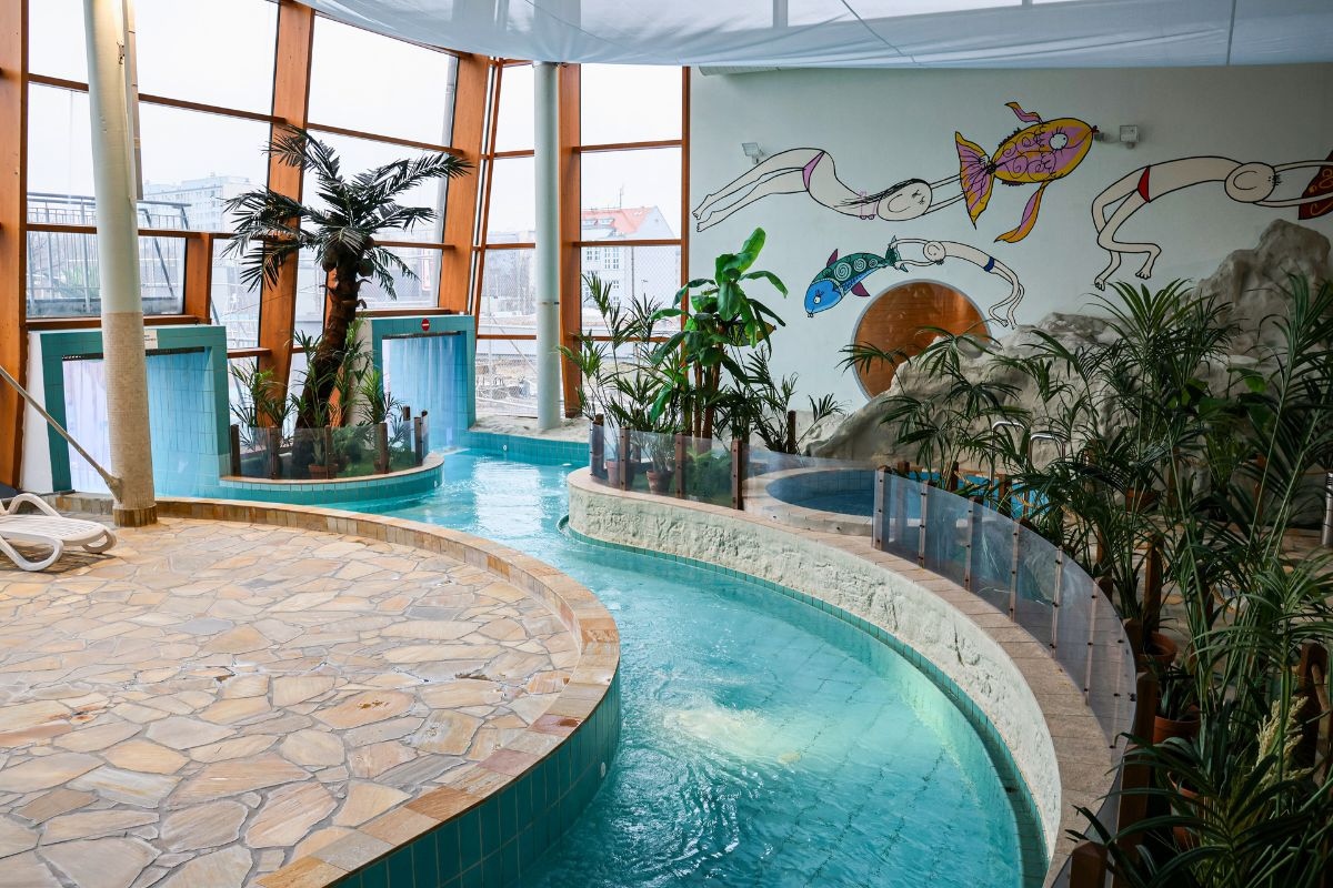 Lazy River - swimming pool at Aquapark Wrocław