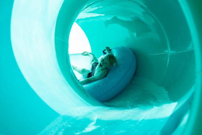 Jungle Tube - water slide at Aquadome Billund