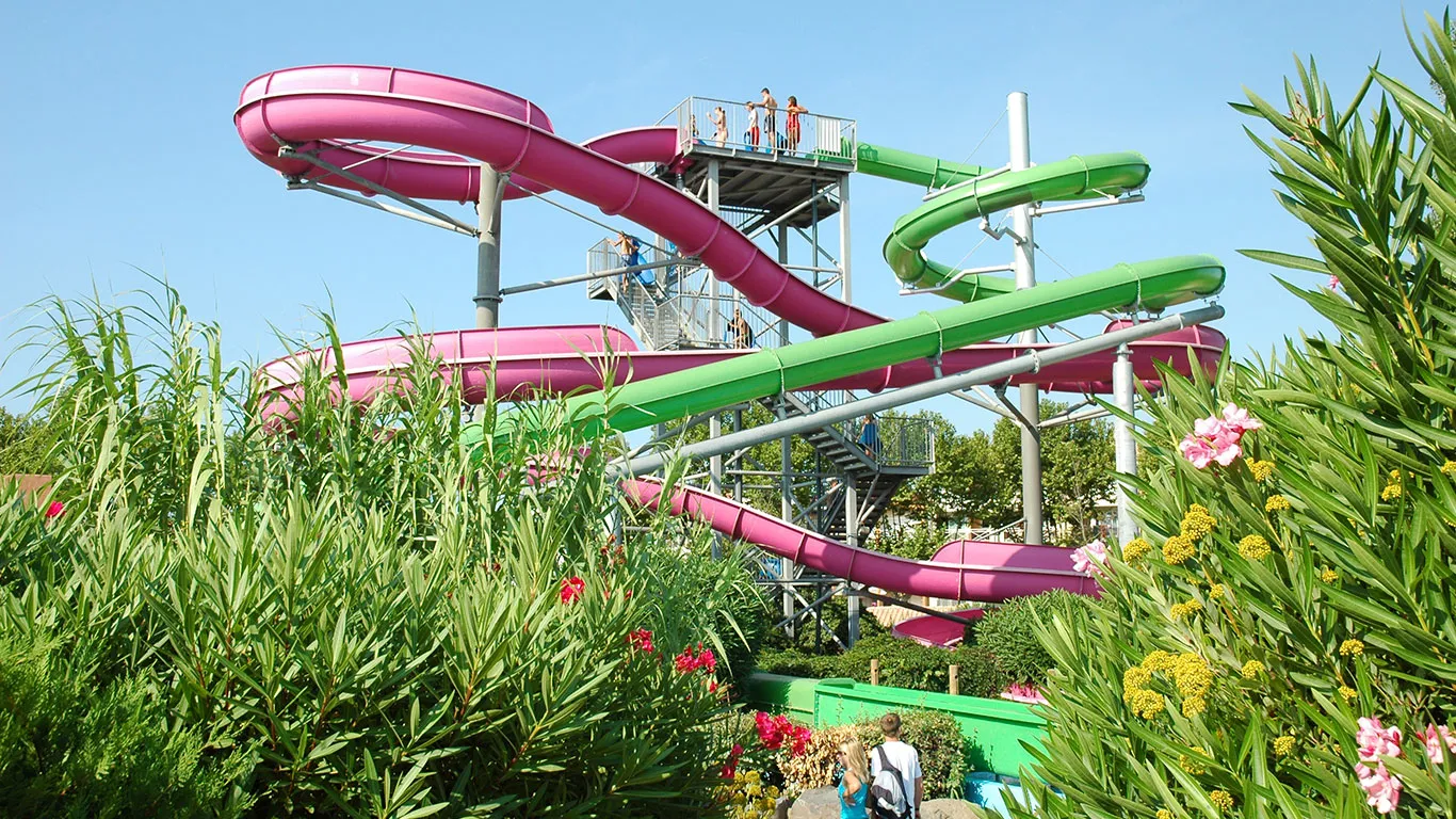 Anaconda - water slide at Aqualand Cap d’Agde