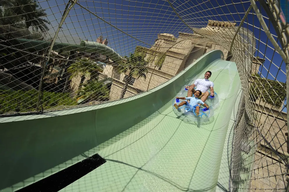 Stinger - water slide at Aquaventure World Dubai