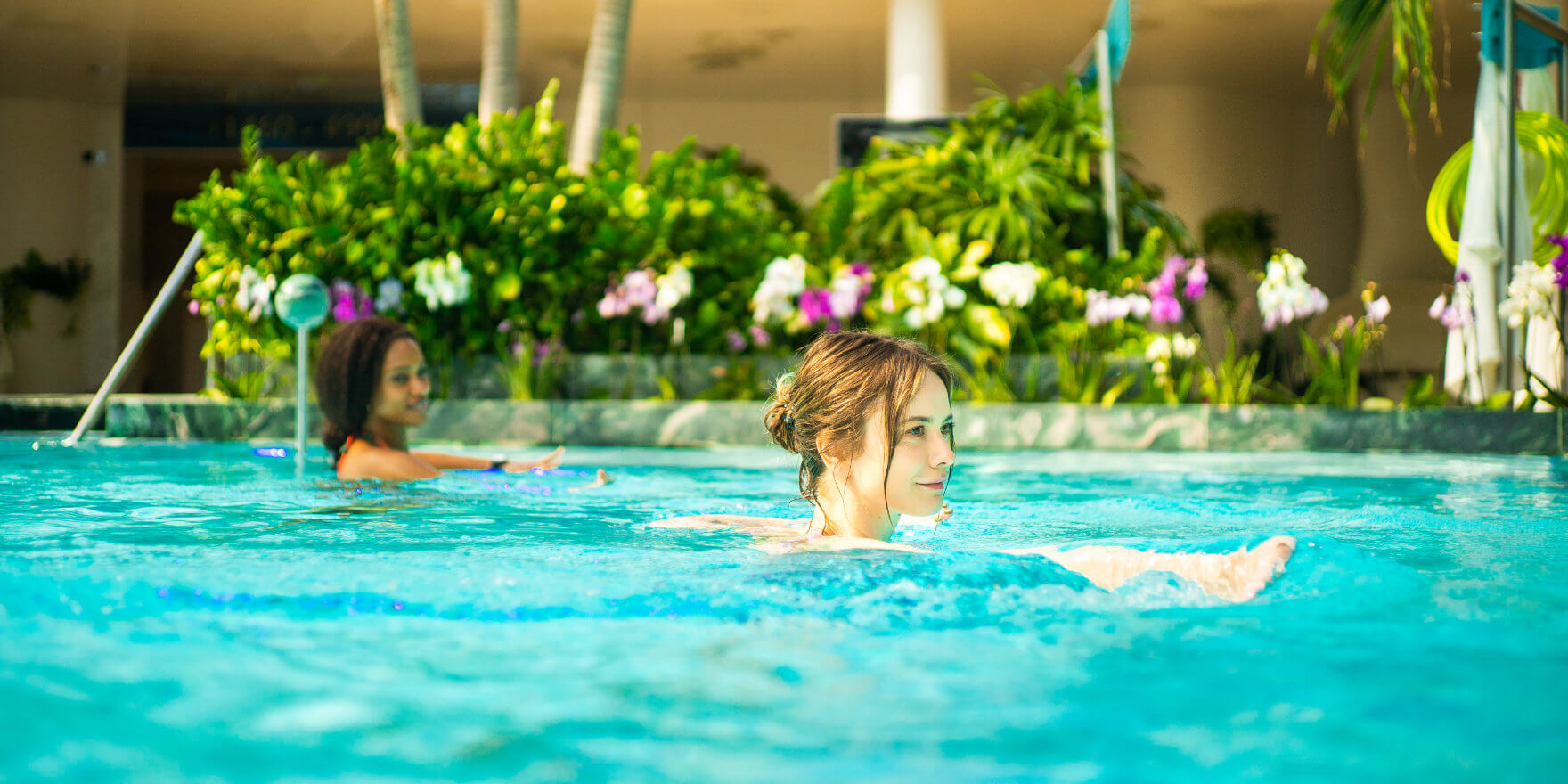 Water therapies - service area at Therme Bucharest