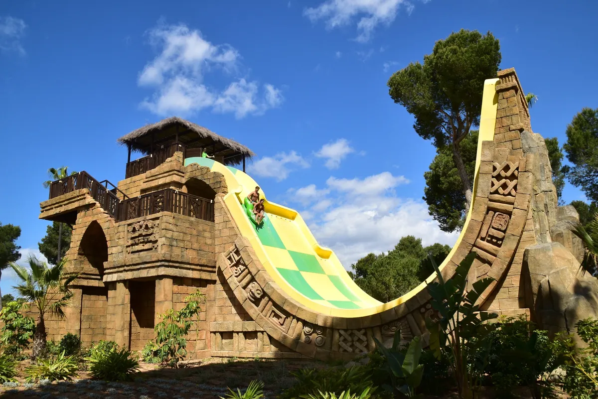 Tsunami - water slide at Aqualand El Arenal