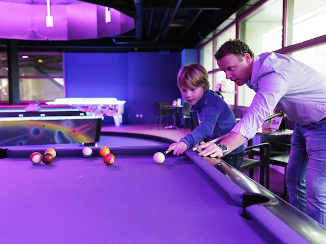 Indoor Activities - service area at Center Parcs Oostduinkerke aan zee: Pool/Snooker