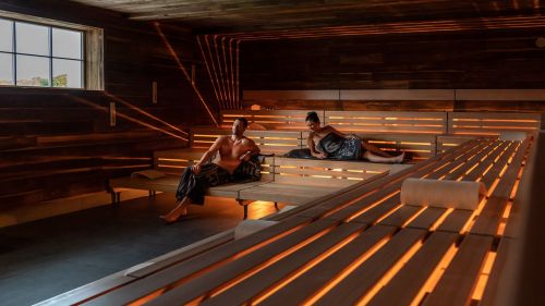 Sauna "stor" - wellness area at Rulantica