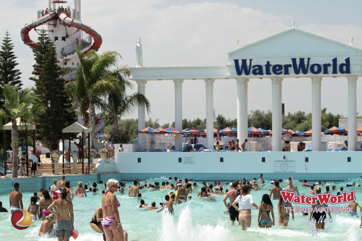 Poseidon’s Wave Pool - swimming pool at WaterWorld Themed Waterpark