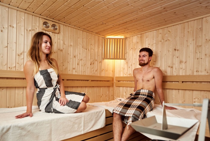 Herbal Sauna - wellness area at Aquapark Kraków